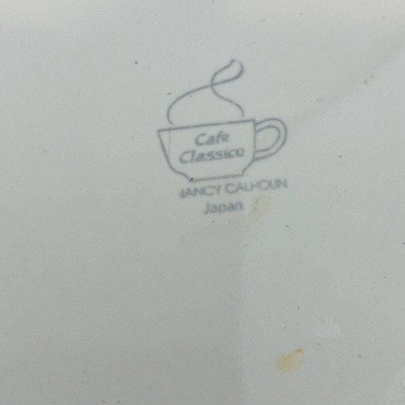 Nancy Calhoun Bella Roma‎ 4 Salad Plate Lot Apples 8" Cafe Classico Vintage - Picture 3 of 5